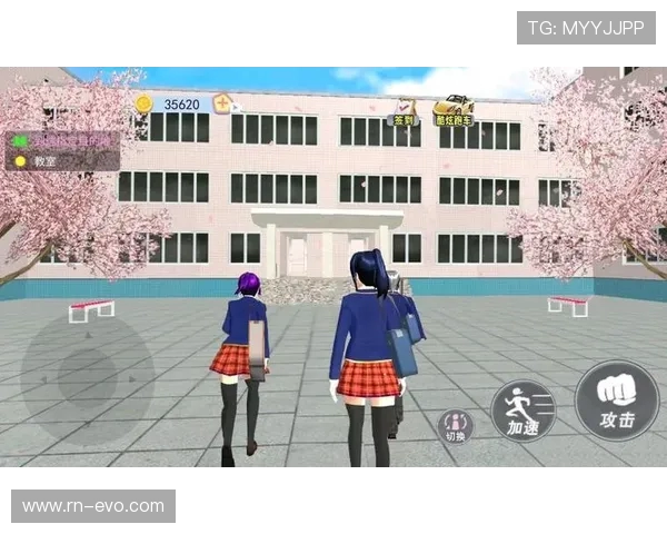 沉浸唯美樱花校园模拟器探索青春浪漫与自由冒险体验